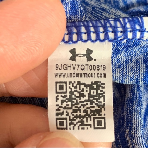 UNDER ARMOUR Loose Fit Athletic Hoodie Lightweight Blue Heathered Size XS - Picture 12 of 15